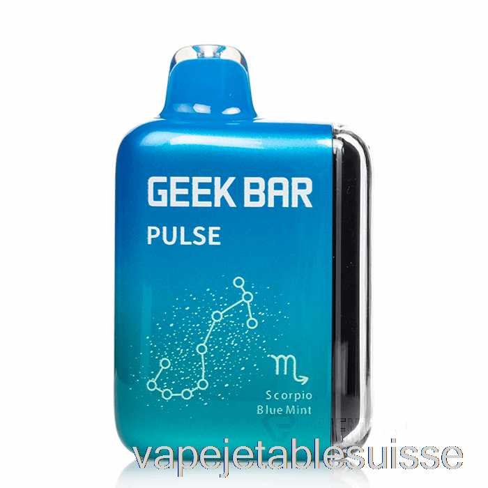 Vape Suisse Geek Bar Pulse 15000 Jetable Bleu Menthe